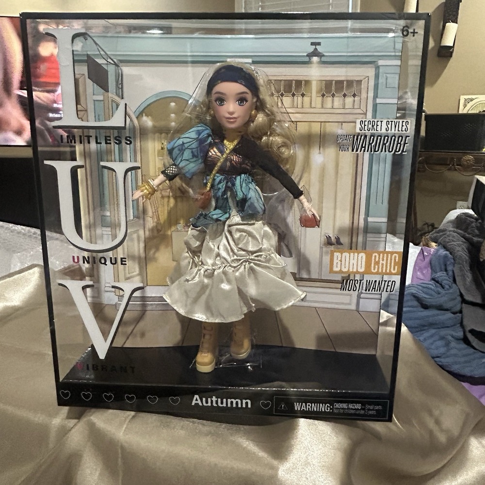 LUV Premium Fashion Doll Autumn Boho Chic Sealed Perfect Christmas Gift Girls +6